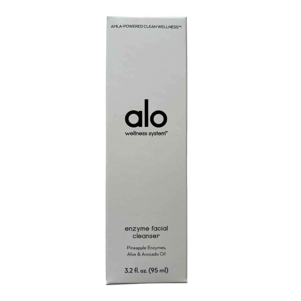 Alo Enzyme Facial Cleanser 3.2 Fl Oz Full Size New & Sealed Exp: 9/20/2026